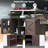 Ample Storage Outdoor Kitchen Island - Stainless Steel Top & Spice Rack Solid Wood Grill Internal-324117372