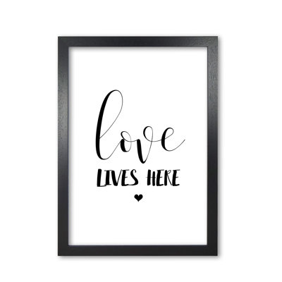 Love Lives Here - Print
