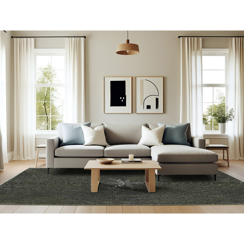 Abstract Indoor Rug, Rectangle 6' x 9'