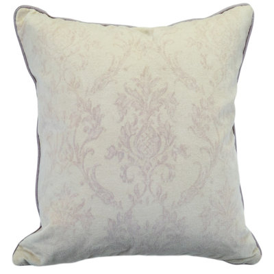 Coussin décoratif en coton imprimé damassé Jayleen