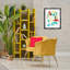 Cadre flottant moderne avec coups de pinceau, design par Gemma Bardot-1242234959-1242234958