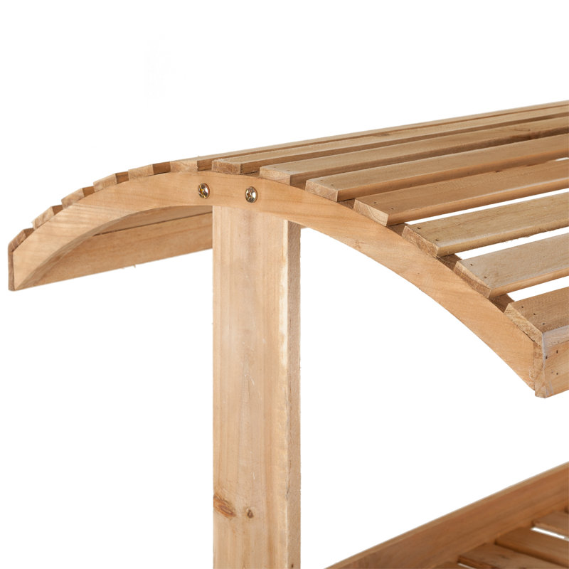 Sornson Merchandiser Shelving Unit, 166cm H x 67.5cm W x 54.5cm D, Natural