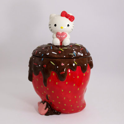 Hello Kitty with Strawberry Cookie Jar