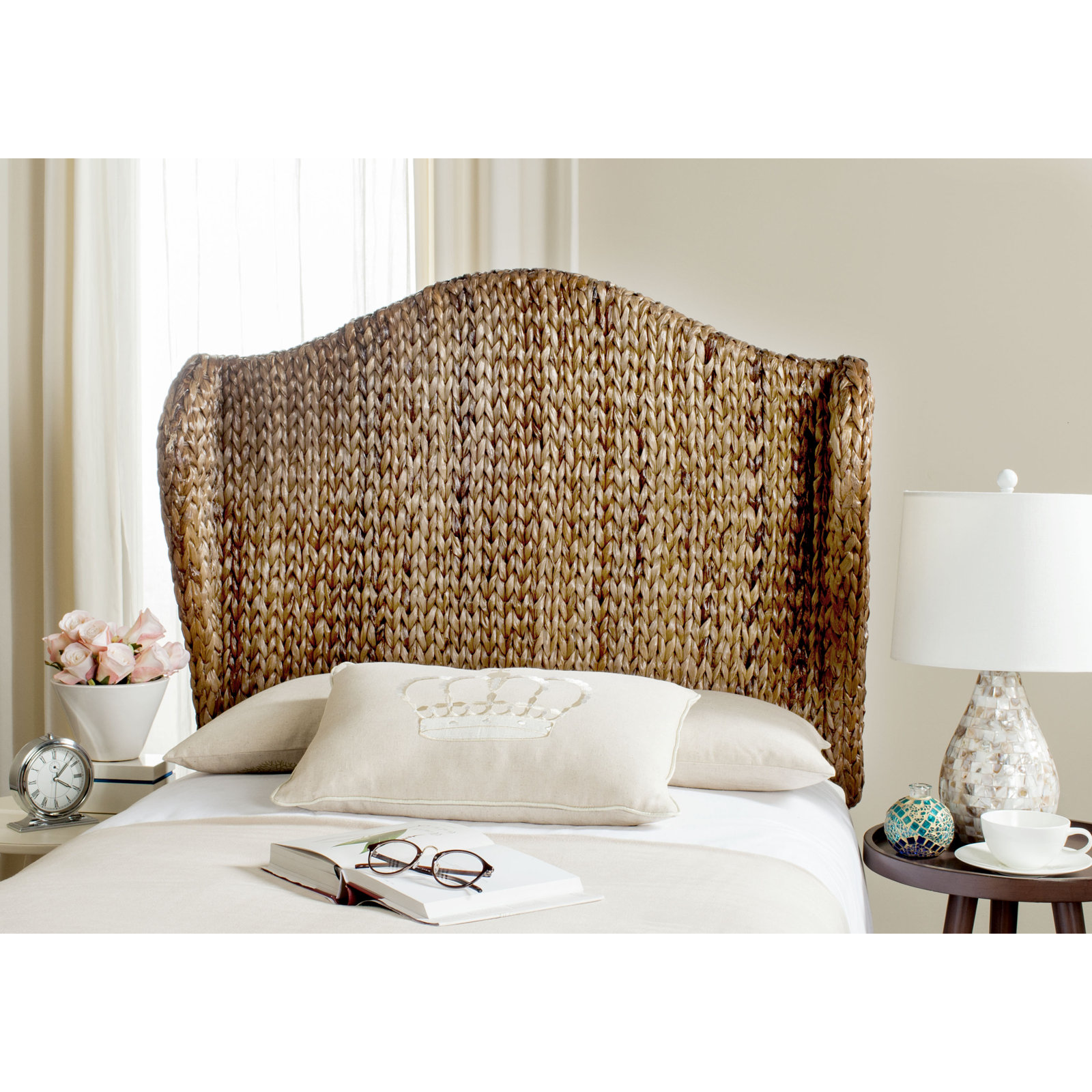 Tifa Headboard, Twin, Brown