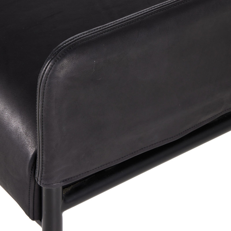 Brickel Leather Storage Bench