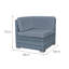 Trinidad Rattan 4 Seat Modular Chaise Lounge Set-593738390
