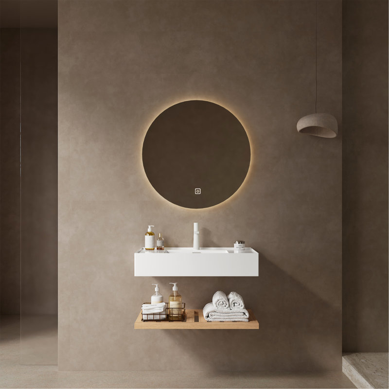 Meuble-lavabo sophistiqué avec des caractéristiques polyvalentes et un attrait gracieux