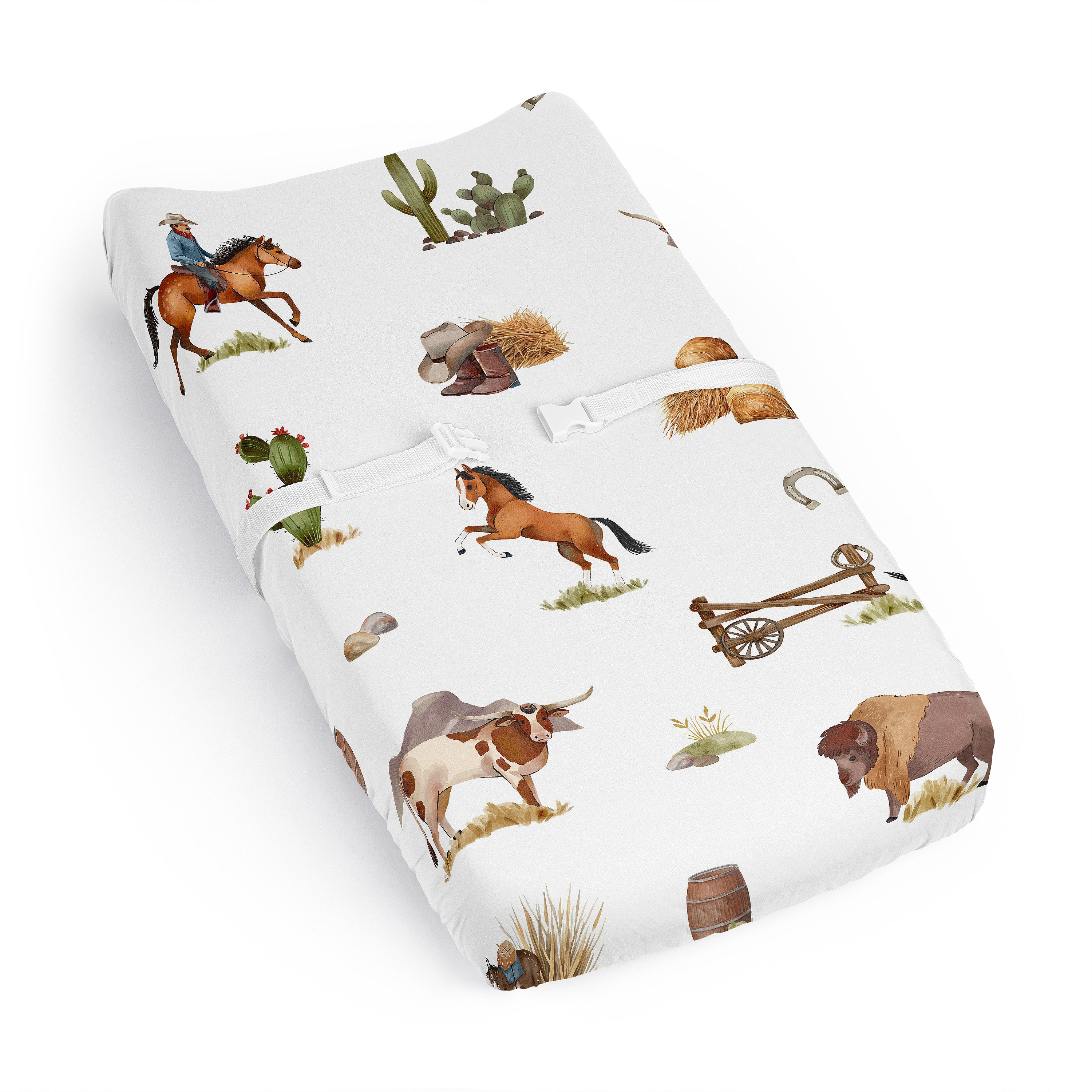 Sweet Jojo Designs Country Western Changing Pad Cover Sheet by