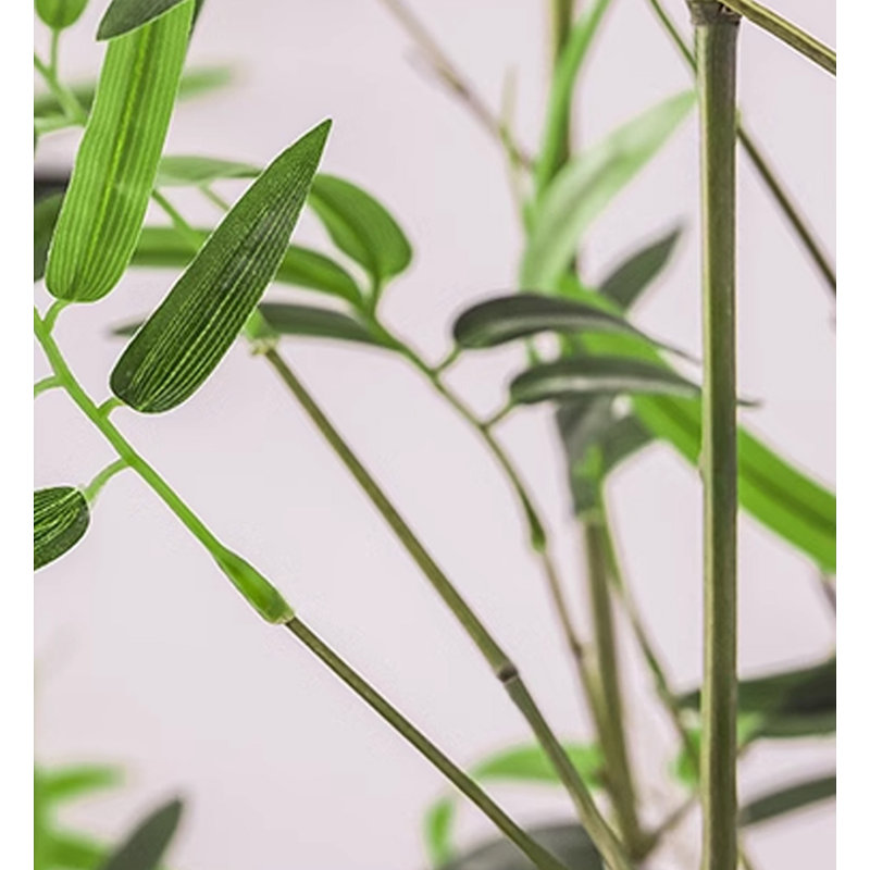 Artificial Bamboo Interior Decoration Screen Retaining Wall Landscape, 78.74" H x 62.99" W x 62.99" D