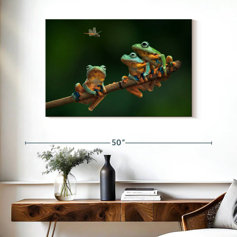 Brampt Hungry Frogs, 26" H x 39" W