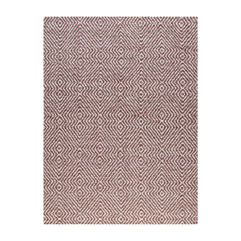 Luxor Geomteric Pattern Straight Rectangular Chair Mat, 0.5" H x 40" W x 54" D