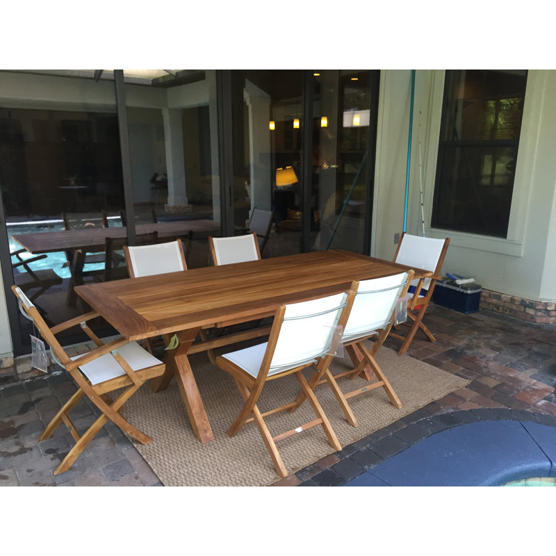Chumley Outdoor Teak Dining Table