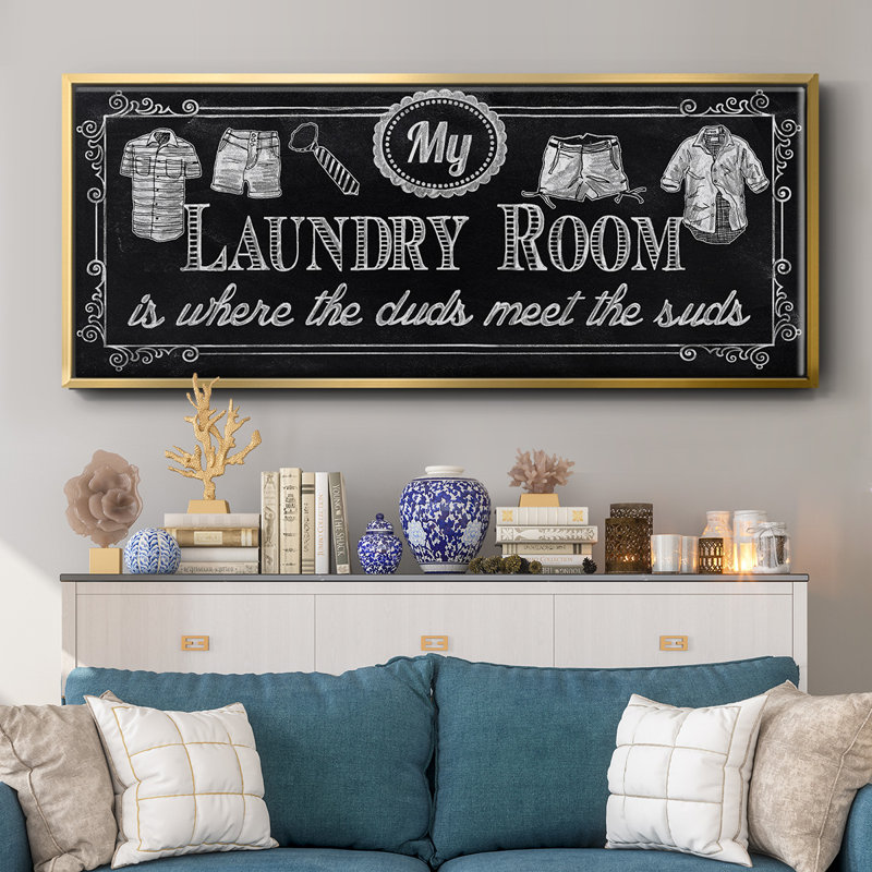 Duds and Suds- Framed Canvas