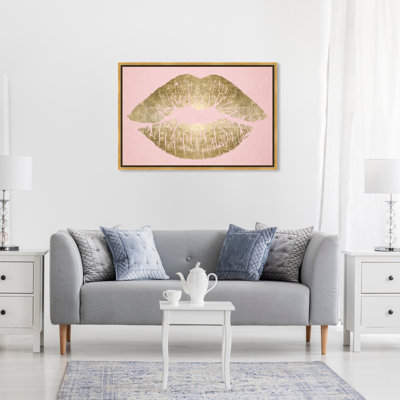 " Solid Kiss Blush And Gold "
