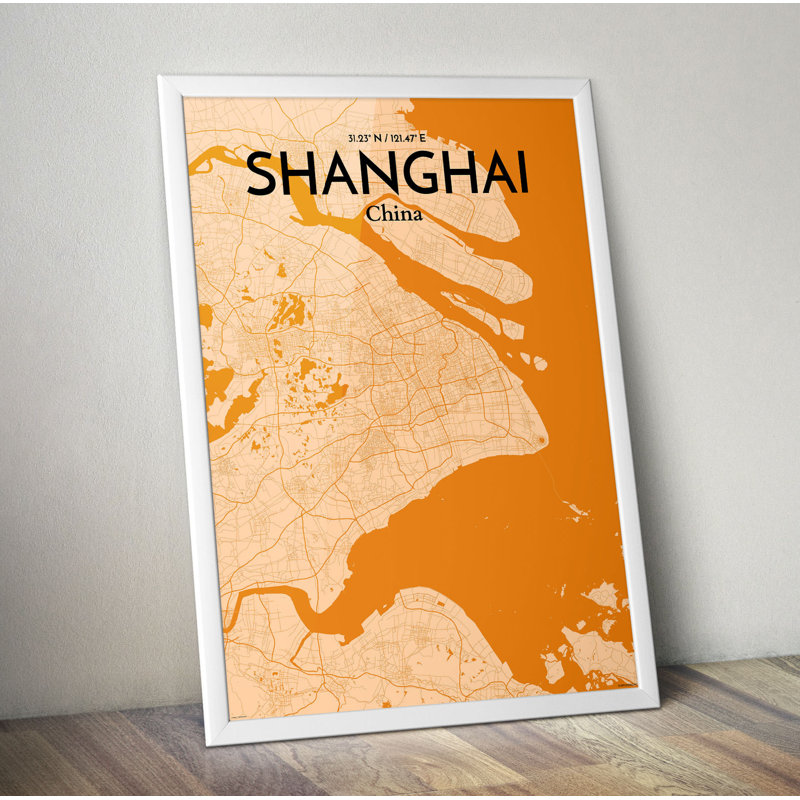 Shanghai - No Frame Print, 61cm H x 45.7cm W x 0.1cm D