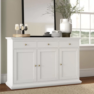 Vilnius 56.57" Wide 3 Drawer Sideboard