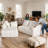107.9" Cloud Modular Sectional Sofa with L-Shaped Chaise, White