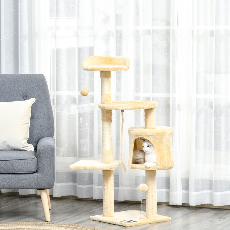 289.56cm H Cat Tree