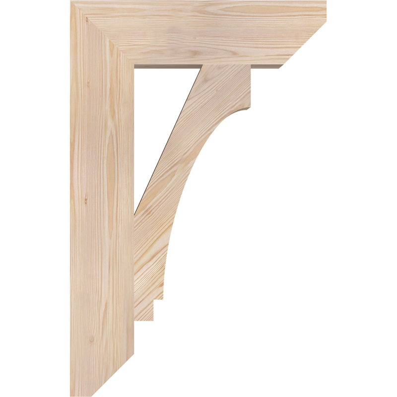 Support lisse à lattes 5 l 5 po x P 22 po x H 34 po, sapin Douglas, Douglas (lisse), H 34 po x l 5,5 po x P 22 po