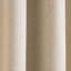 Cream 66 x 90 inch (168 x 229 cm) Eyelet Thermal Noise Reducing Dim Out Curtains