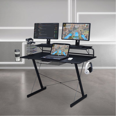 Bureau d'ordinateur avec tablette en carbone Techni Sport TS-200