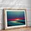 Abstract Ocean Scene - Framed Print-689229428-689229707