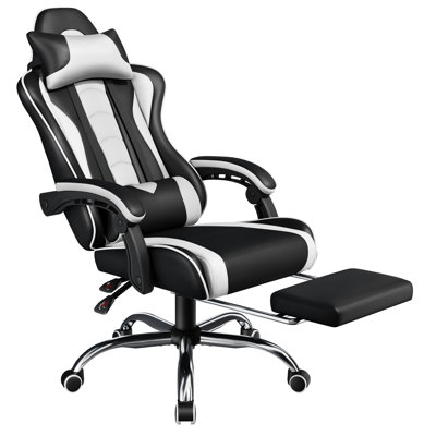 Ergonomic Gaming Chair with Massage Lumbar Pillow