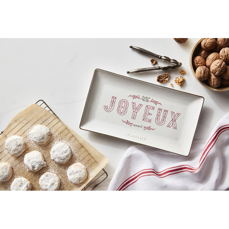 Le Creuset Noel Stoneware Hostess Tray