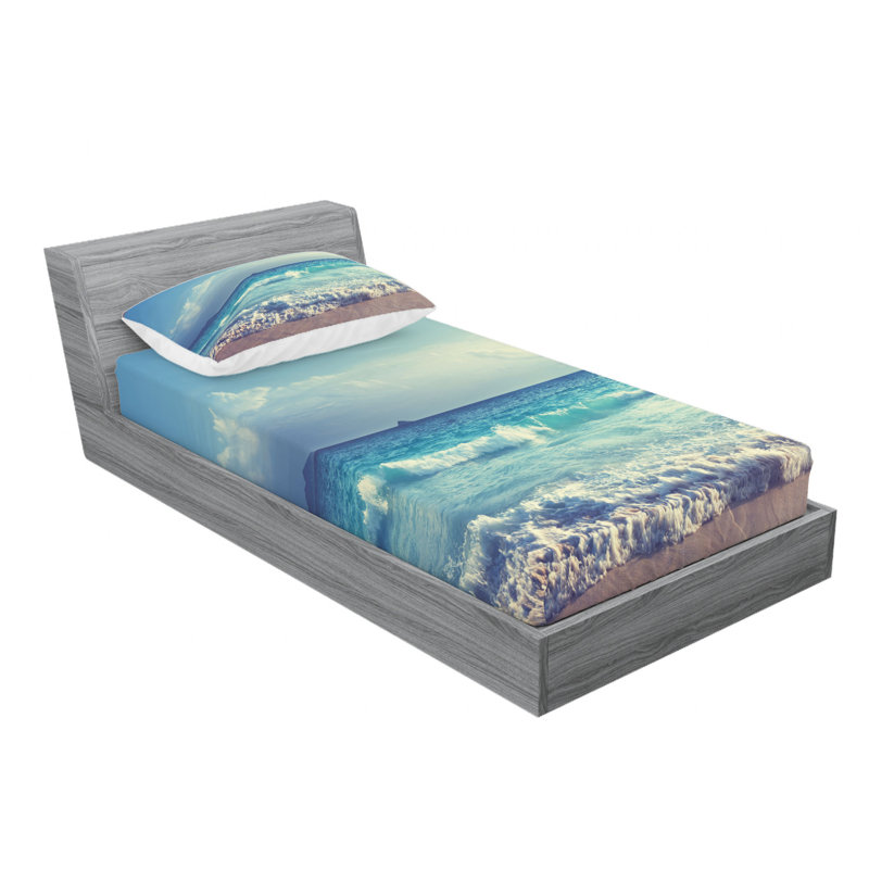 Microfiber Sheet Set, Twin XL Sheet Set with Fitted Sheet