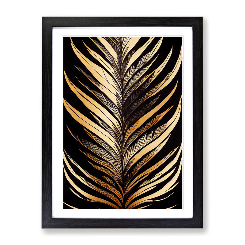Mighty Feather - Framed Print, Black Framed, 34cm H x 25cm W x 2cm D