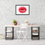 Red Lips Kiss - Wall Art-23742051-23742052
