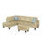 Museville Upholstered L-Shaped Sectional Left Hand Facing-97582964-97582965