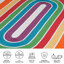 Tapis d'intérieur / extérieur tressé à la main-101399226