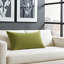 Housse et insert de coussin rectangulaire en coton Pistachio Love-192200243-192200240-236454037