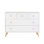 Austin 5-drawer Dresser, White/natural