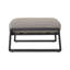 2 avec coussins en aluminium beige, cadre polyvalent brun, pour la maison