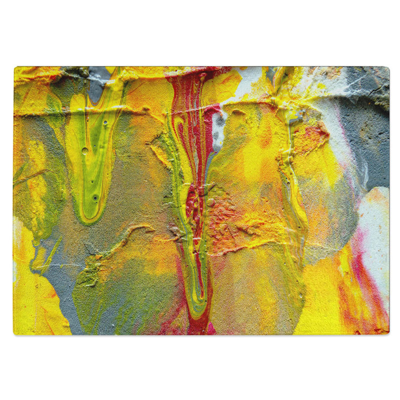 Tempered Glass Art Painting Vol.11 Chopping Board, 39 cm W x 28.5 cm L