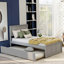 Lit plateforme avec lit gigogne-890372278