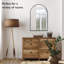 Miroir d'appoint arqué, salon, chambre à coucher, meuble-lavabo, ensemble de 2, 589960-801757545-801757547