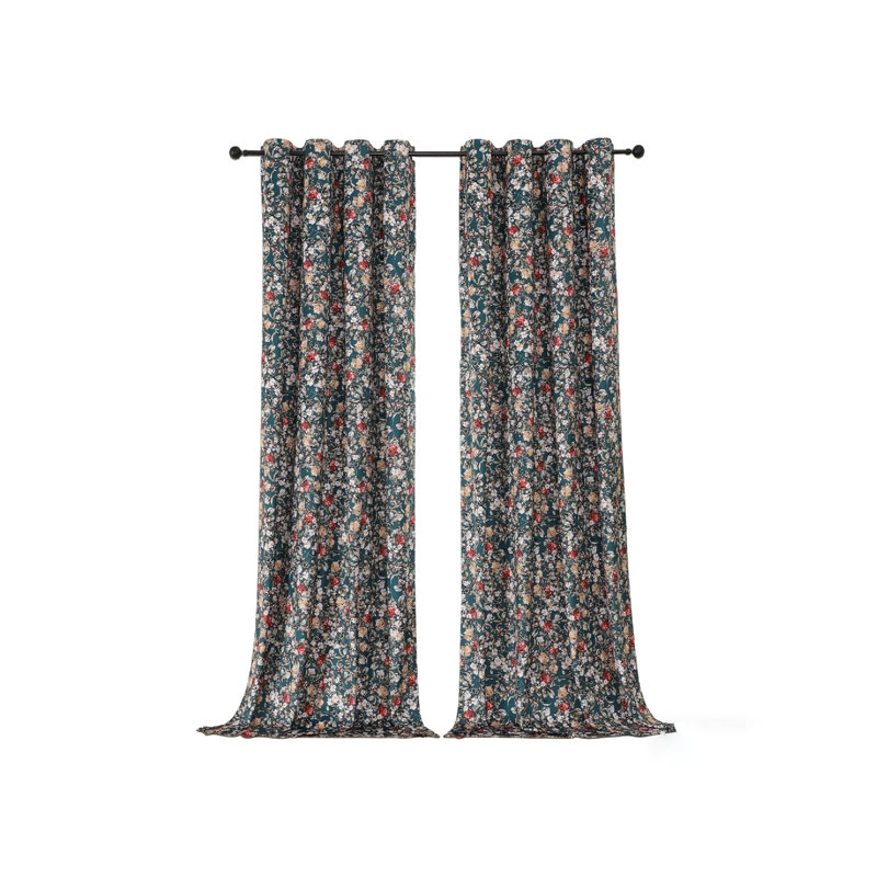Velvet Blackout Curtain Panel Pair