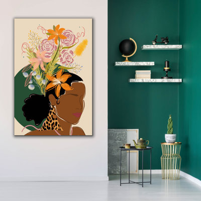  «Leopard Lillies» par Marlee Ash, art mural sur toile, 40 po x 60 po