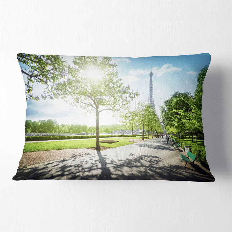 Coussin imprimé Paris Eiffel