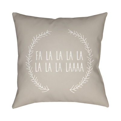Fa La La Indoor/Outdoor Throw Pillow