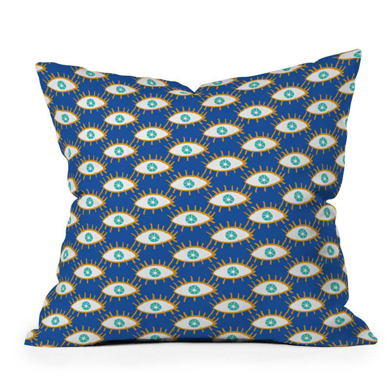  Coussin décoratif intérieur / extérieur en polyester, 16 po x 16 po