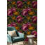 Papier peint floral foncé Moody-37581219