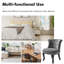 Chaise d'appoint rembourrée à oreilles Grenier-1650561244