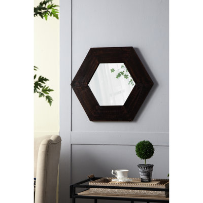 Miroir hexagonal 18,5 po x 18,5 po