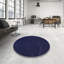Tapis géométrique bleu marine-147979749