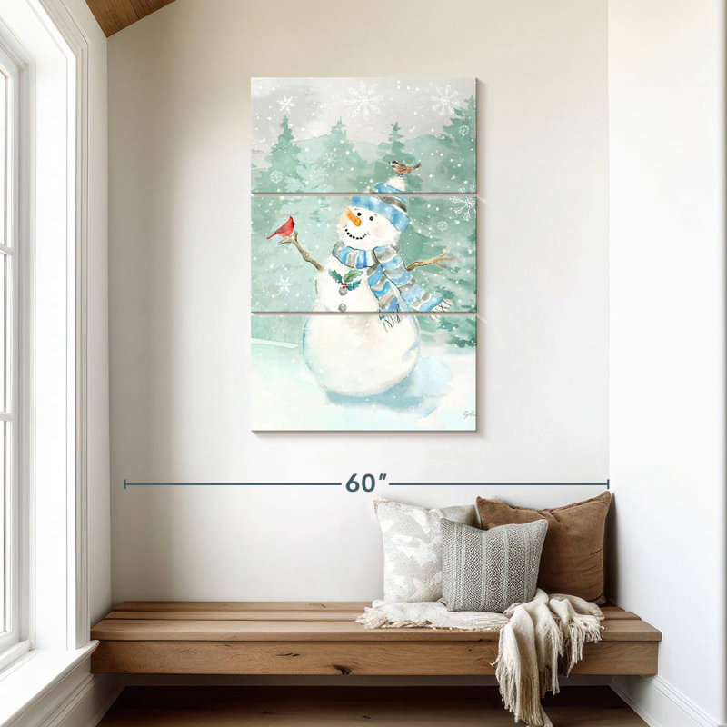 Lelend Let It Snow Blue Snowman II