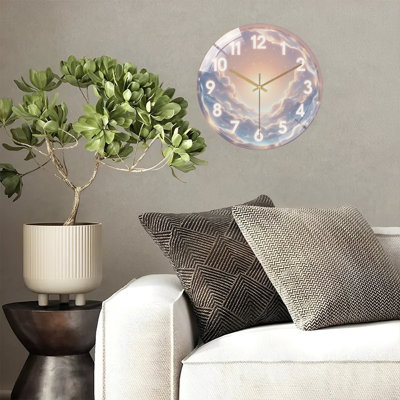Horloge murale avec horloge murale céleste 12 po